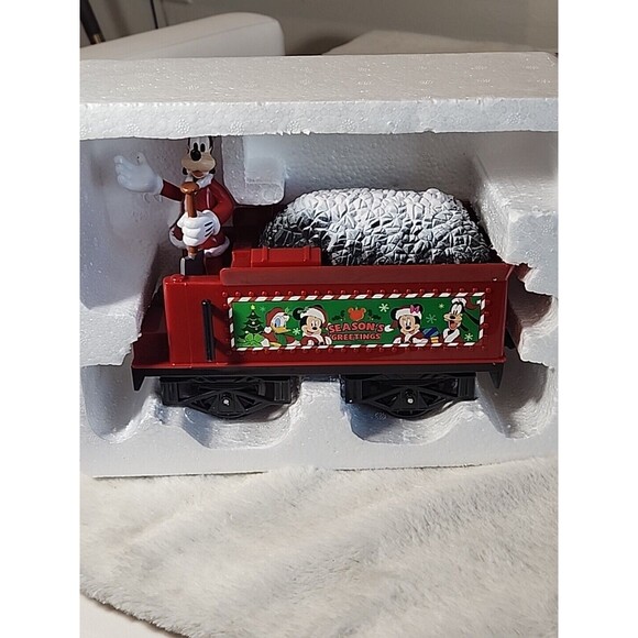 Disney Train Goofy Coal Car #1 Mickey Holiday Express NO TRACK 3D in Box Toy‎ - Picture 2 of 15
